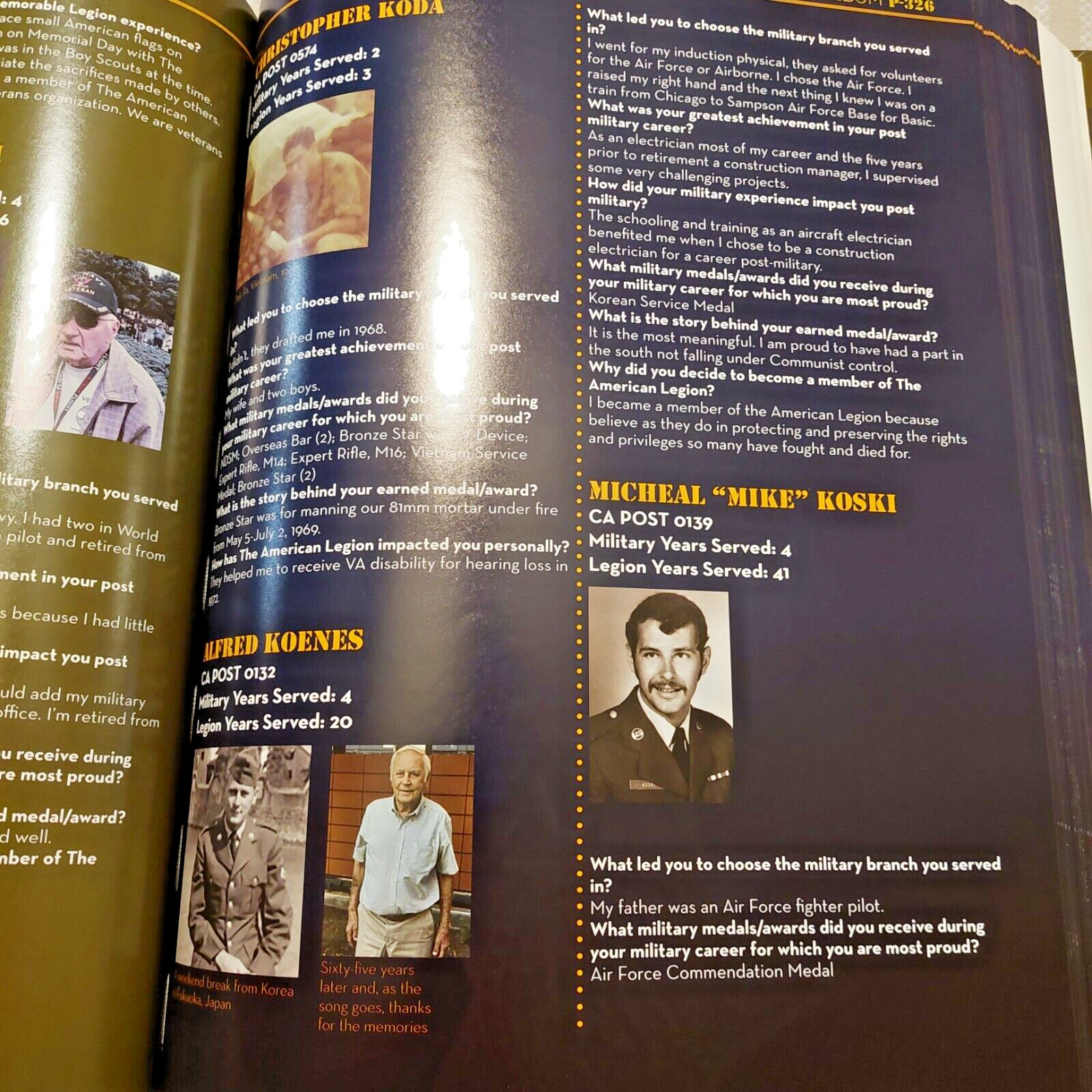 The American Legion Department Of California 2020 Then & Now Member Publication