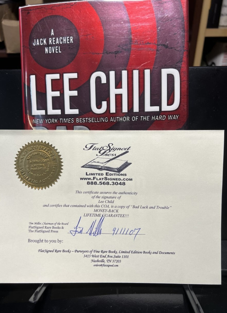 Jack Reacher Ser.: Bad Luck and Trouble by Lee Child ’07, HC, 1st/1st) *SIGNED*