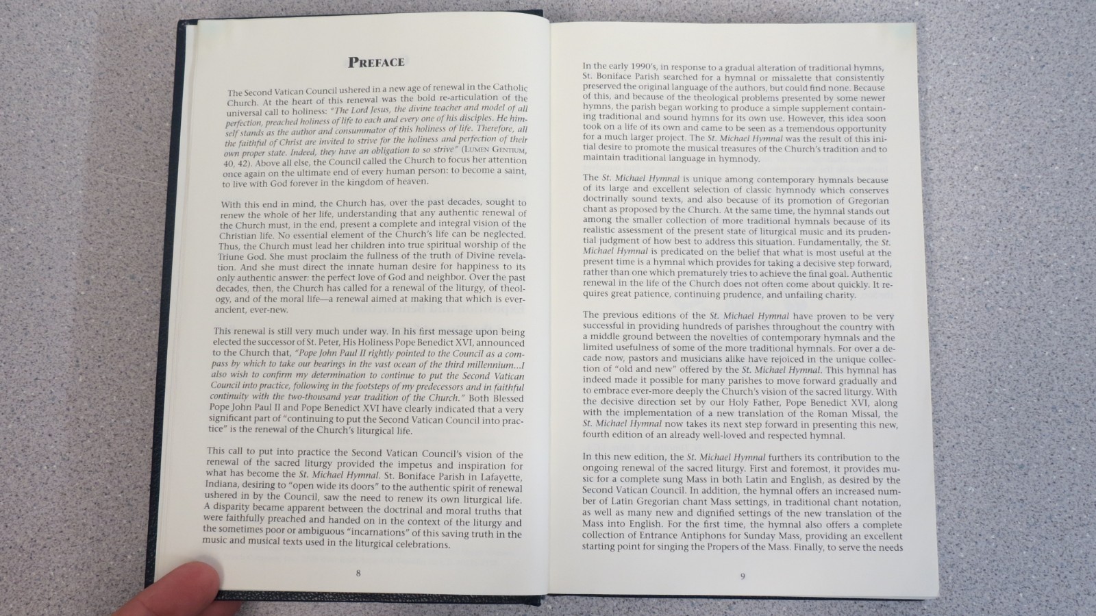 St. Michael Hymnal – Fourth Edition 2011 – Schafer, Roman Catholic Church