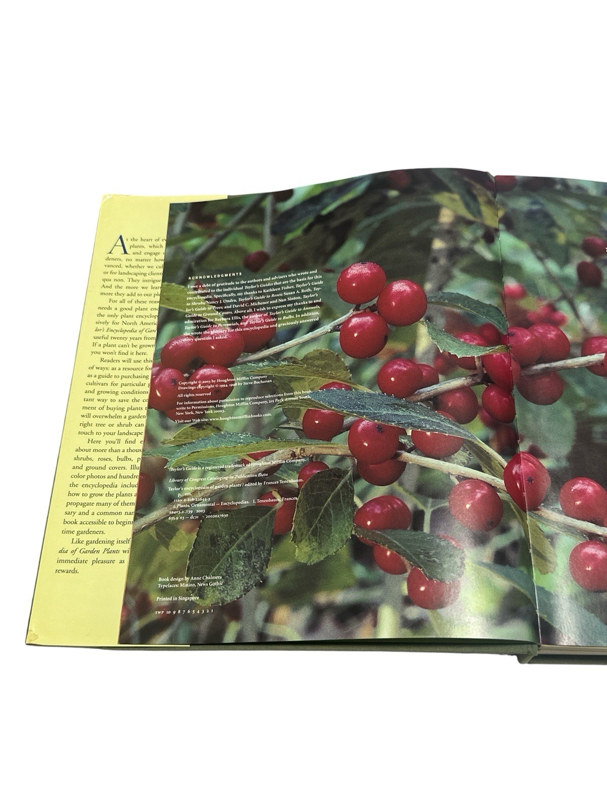 Taylor’s Encyclopedia of Garden Plants (Taylor’s Guides) by Frances Tenenbaum