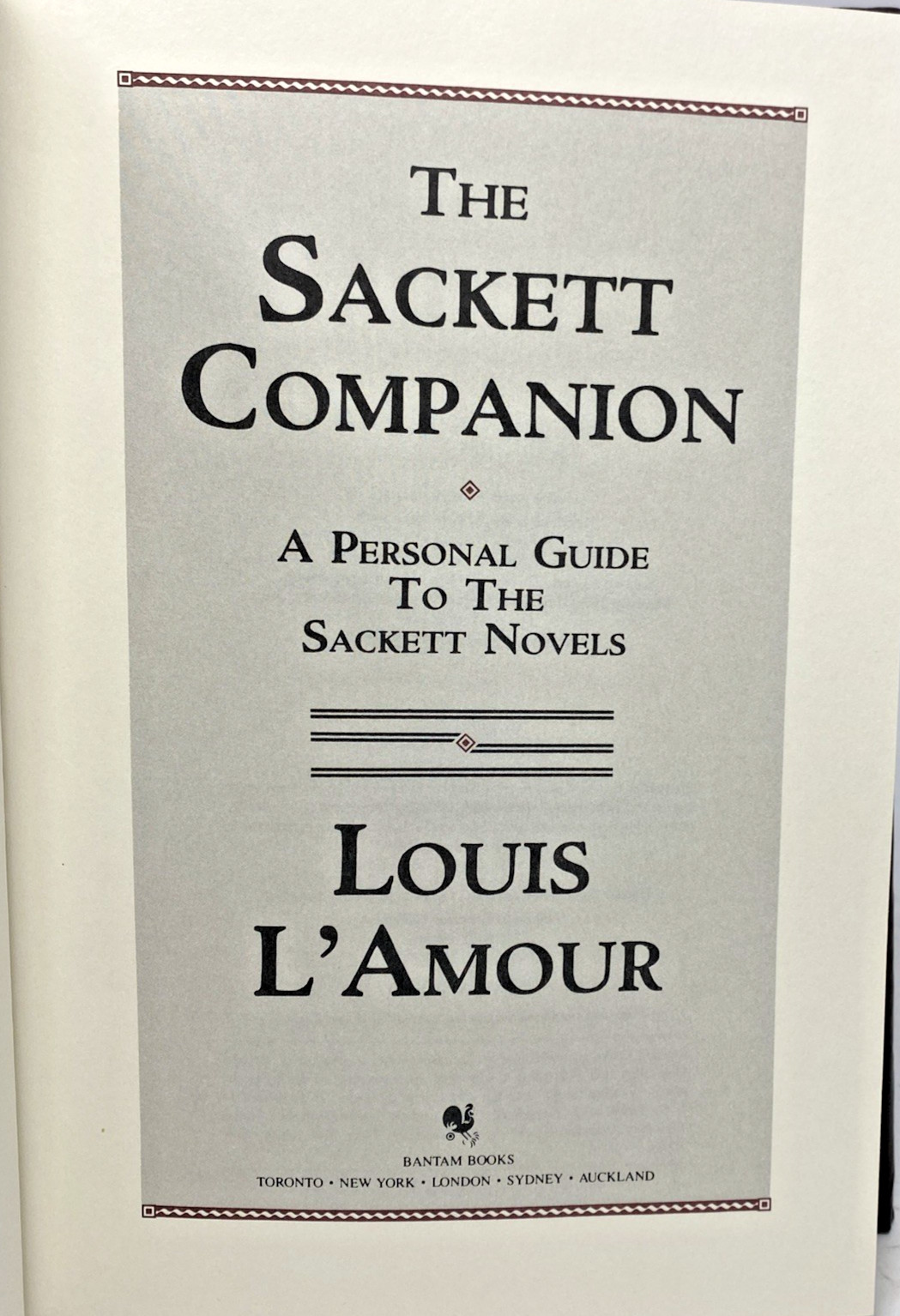 Louis L’Amour Lot of 4~ Imitation Leather Excellent Condition~ Bantam Books