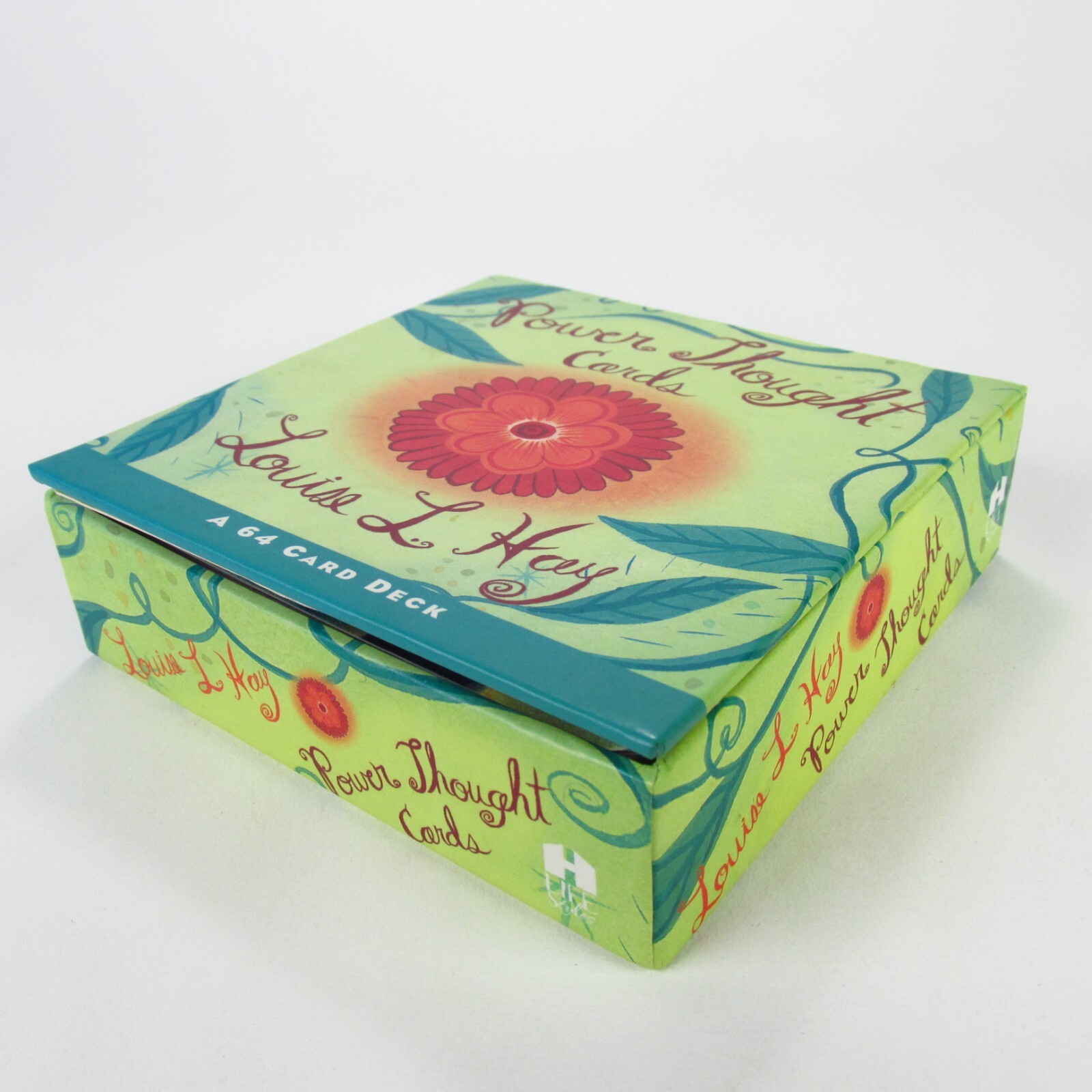 Power Thought Cards- Louise Hay, 64 card deck- Positive Affirmations 4″x4″