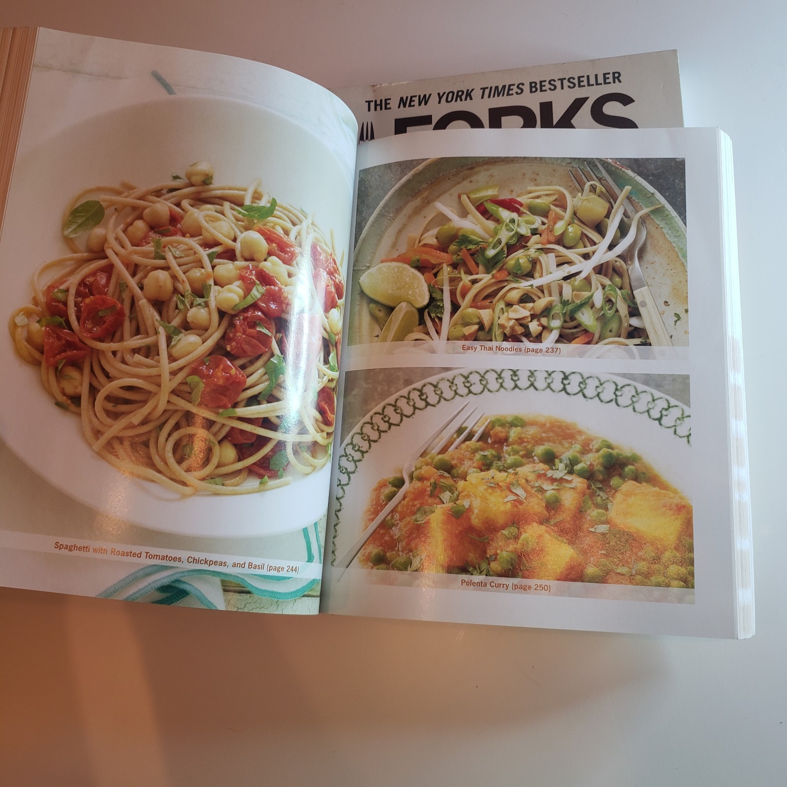 Forks Over Knives The Cookbook + Meal Plan Lot Vegan Plant-Based Recipe Book