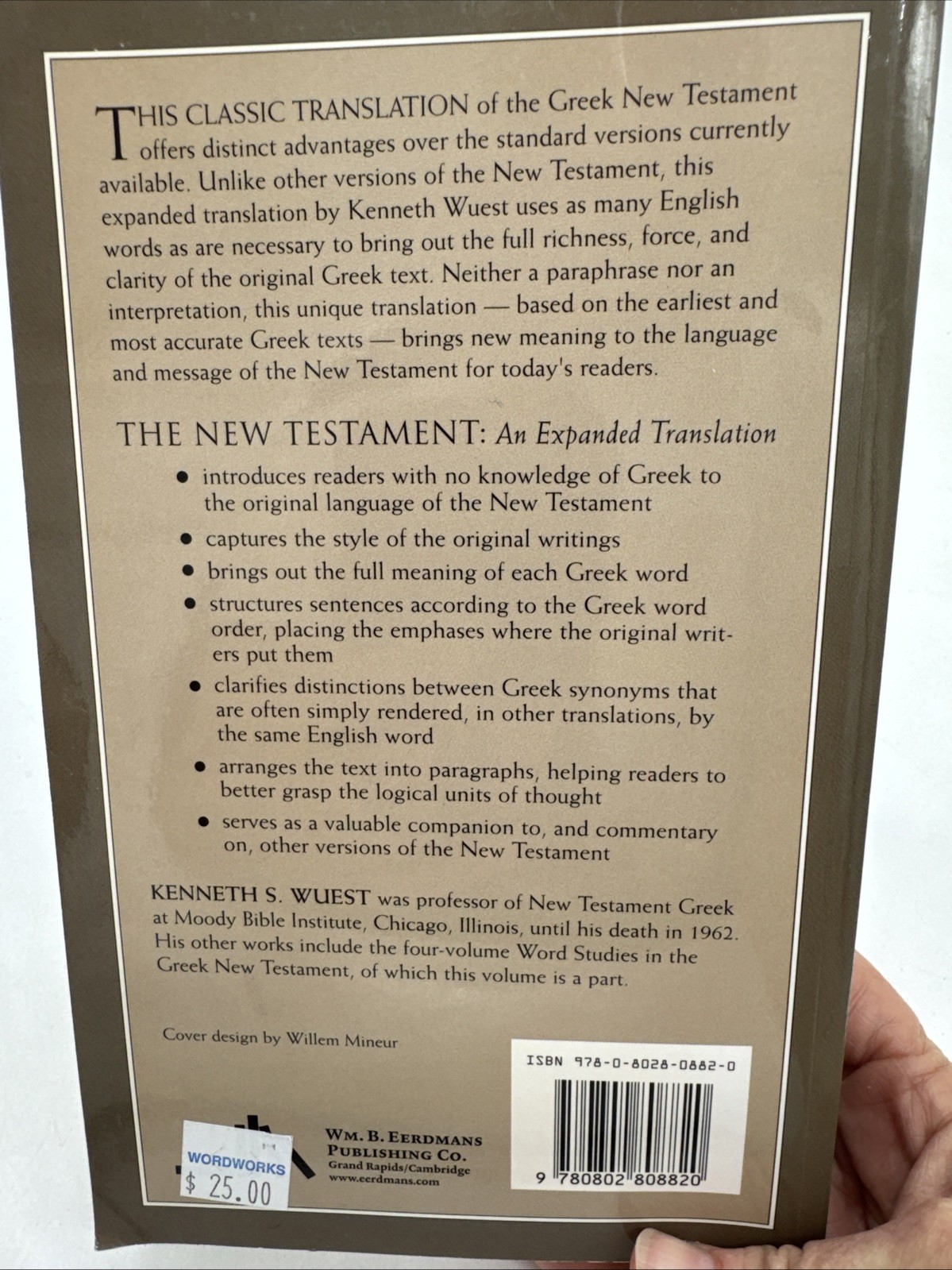 The New Testament: An Expanded Translation, Wuest, Kenneth S.
