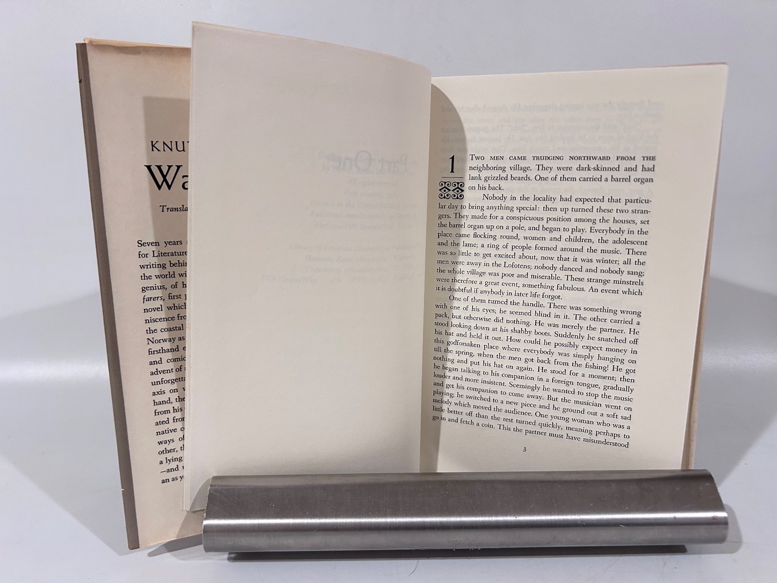 Hamsun: Wayfarers, Farrar Straus Giroux, 1980 w dj