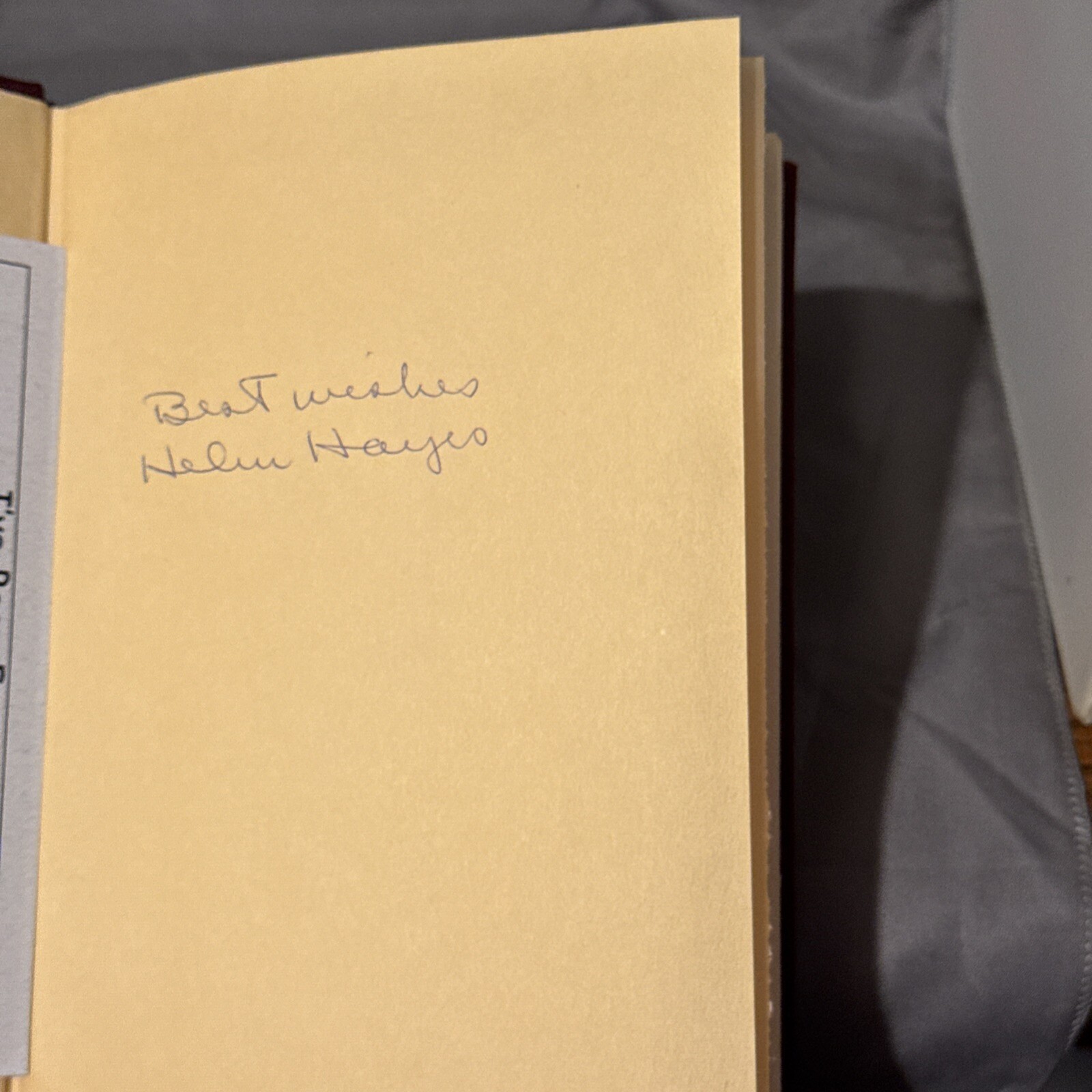 [SIGNED w/ COA] On Reflection | Helen Hayes (1968) Slipcase *NM- – 9.2*