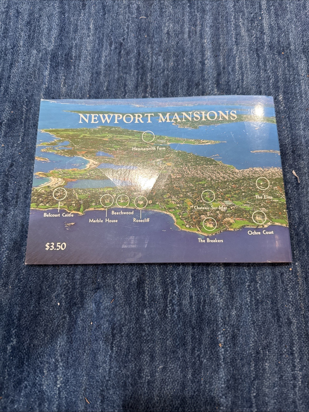 Complete Book of Newport Mansions Rhode Island PAPERBACK BOOK 40 PAGES 2004 9X6