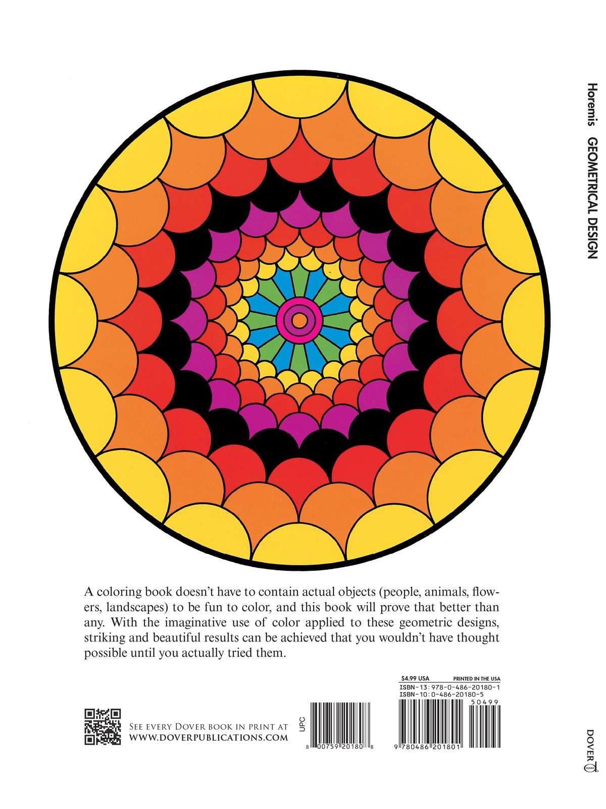 Dover Publications Geometrical Design Coloring Book