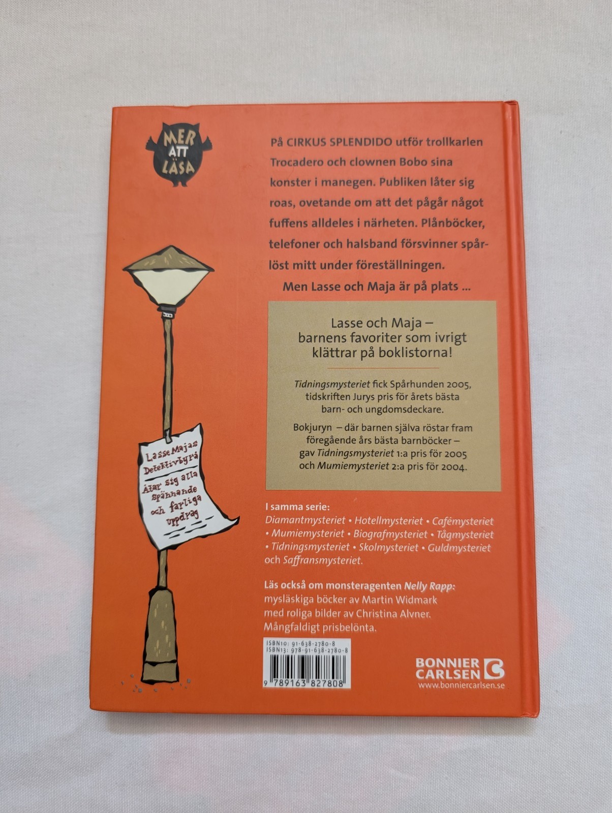 Lasse Maja’s Detective Agency 8 Book Hardcover Lot in Swedish Svenska Widmark
