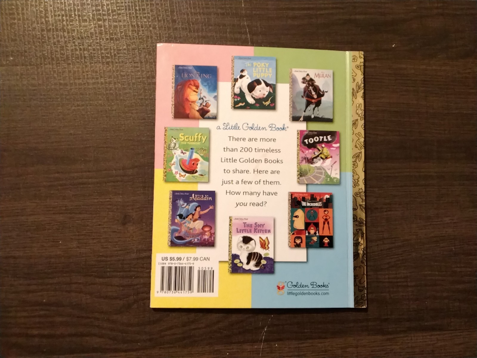A Little Golden Book – Disney’s – Lilo & Stitch