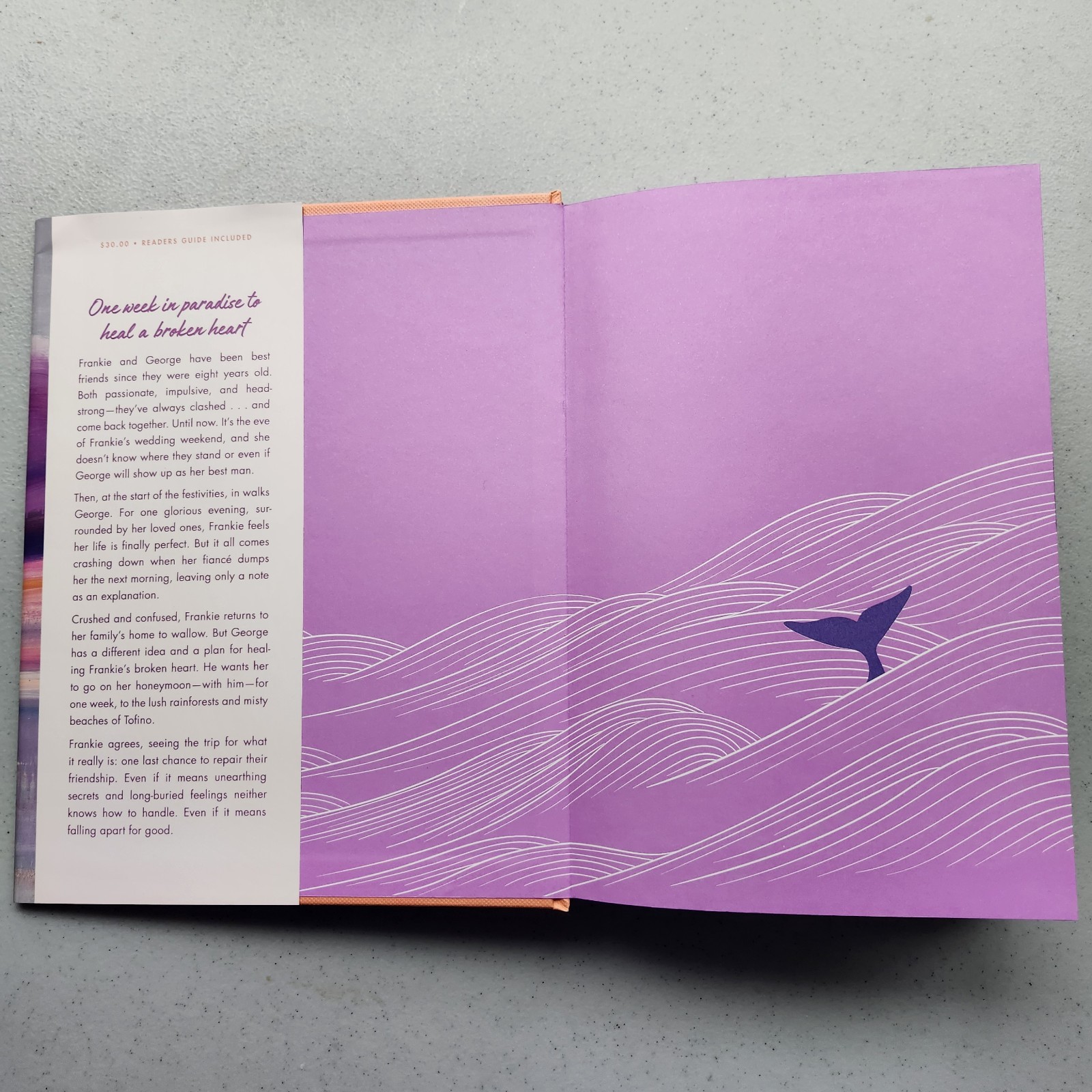 Our Perfect Storm by Carley Fortune. Hardcover. Contains Unique Printing Error.