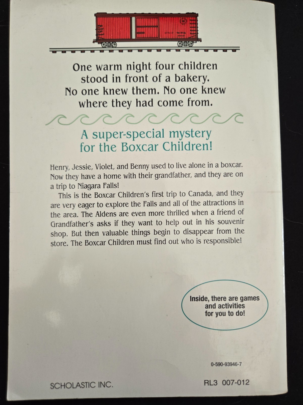 The NIAGARA FALLS MYSTERY (Boxcar Children #8) – 1st Edition by Gertrude Warner