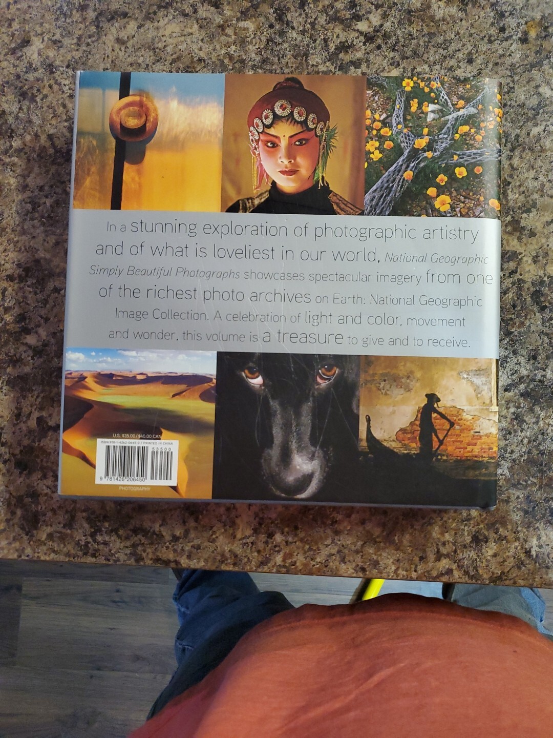 Nat Geo Simply Beautiful Photographs Hard Cover Coffee Table Waiting Room Book