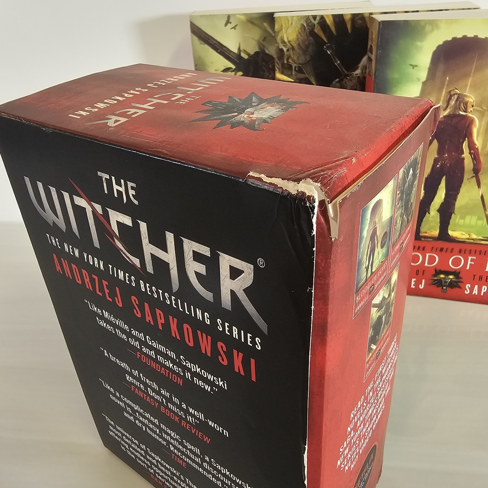 The Witcher Box Set -Blood of Elves * The Time of Contempt * Baptism of Fire Set