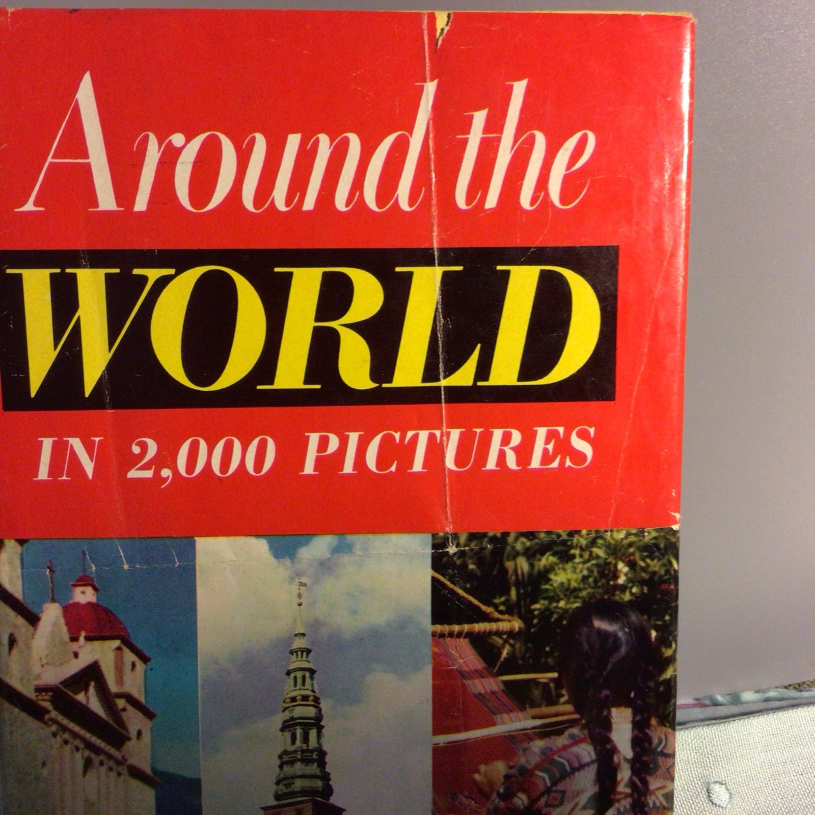 Around The World In 2000 Pictures 1956 Doubleday Hardcover 768 Pages