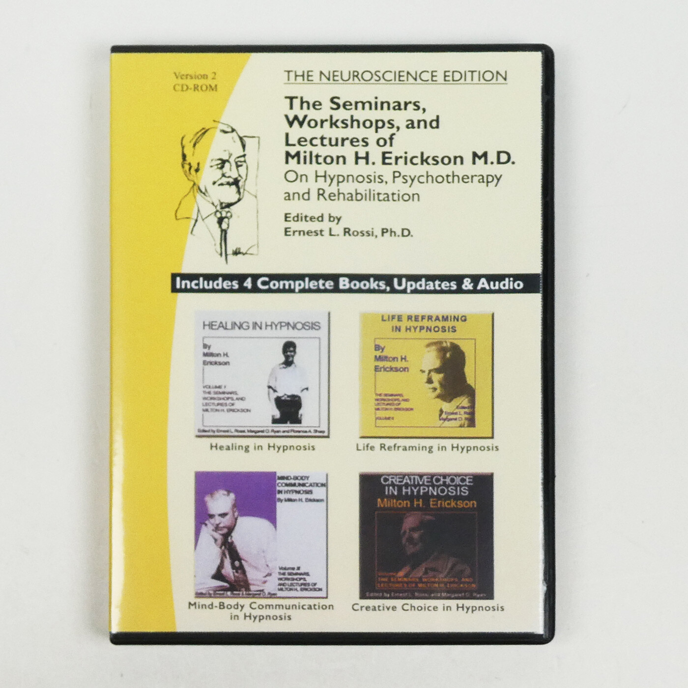 THE COMPLETE SEMINARS OF MILTON H. ERICKSON CD-ROM Hypnosis Lectures & Workshops