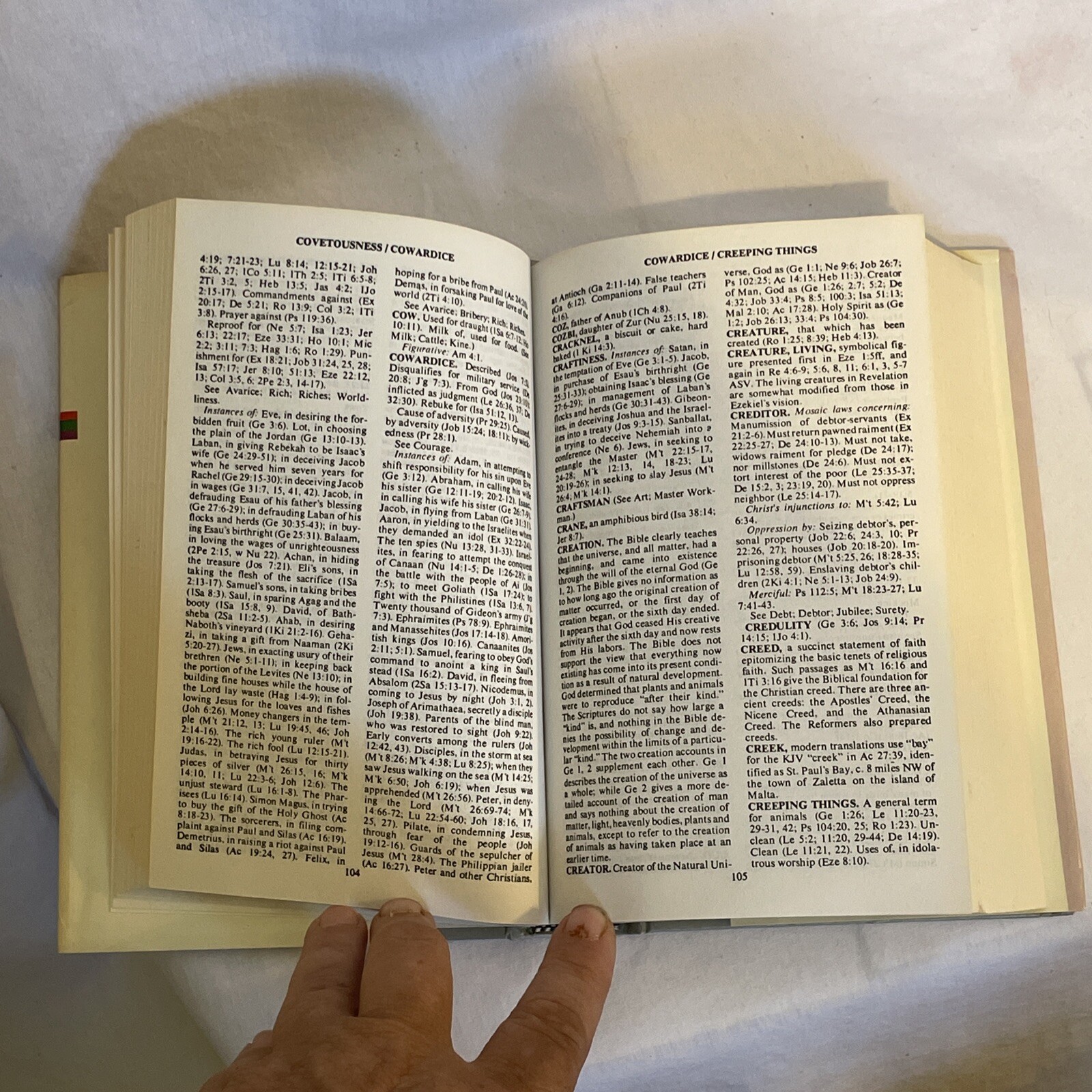 Nave’s Compact Topical Bible 1972 Regency Reference Library Zondervan HB Dust Ja
