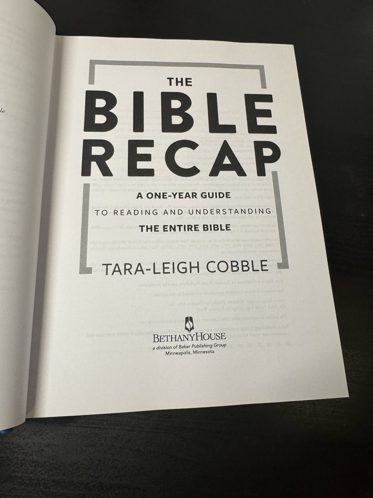 Bible Recap : A One-Year Guide to Reading and Understanding the Entire Bible …