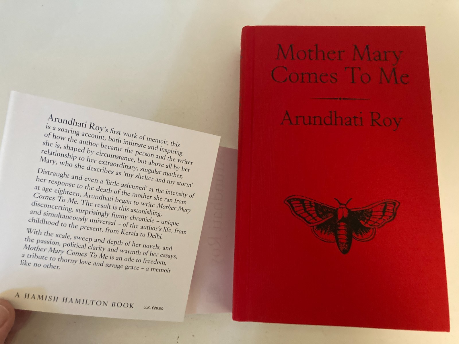Mother Mary Comes To Me by Arundhati Roy (2025, HC) SIGNED 1st UK Printing