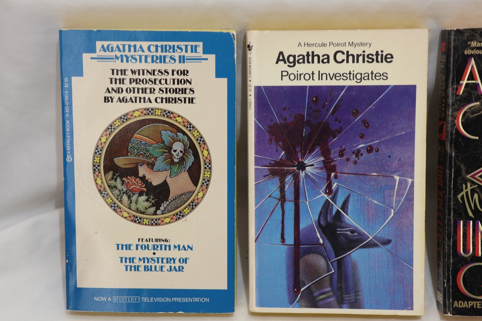 Lot of 7 Agatha Christie Books, Paperback, Mystery, Good, No Duplicates, B514