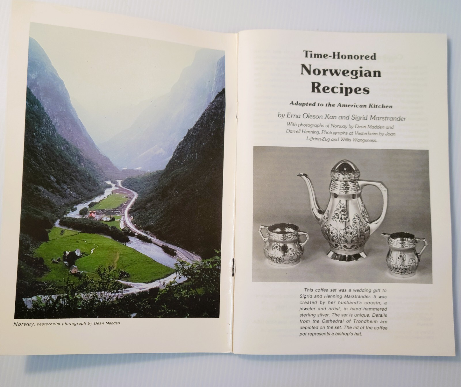 Vintage 1984 Time-Honored Norwegian Recipes Cookbook 88 pages