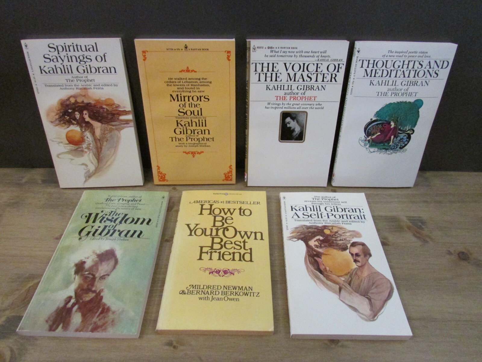 Selected Works of Kahlil Gibran 7 Vol Paperback Box Set Bantam Edition 1970s