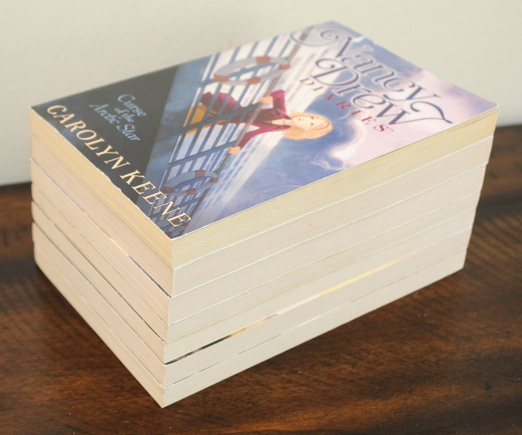 NANCY DREW DIARIES BOOKS #1 2 3 4 6 7 8 Carolyn Keene Mystery Book Lot