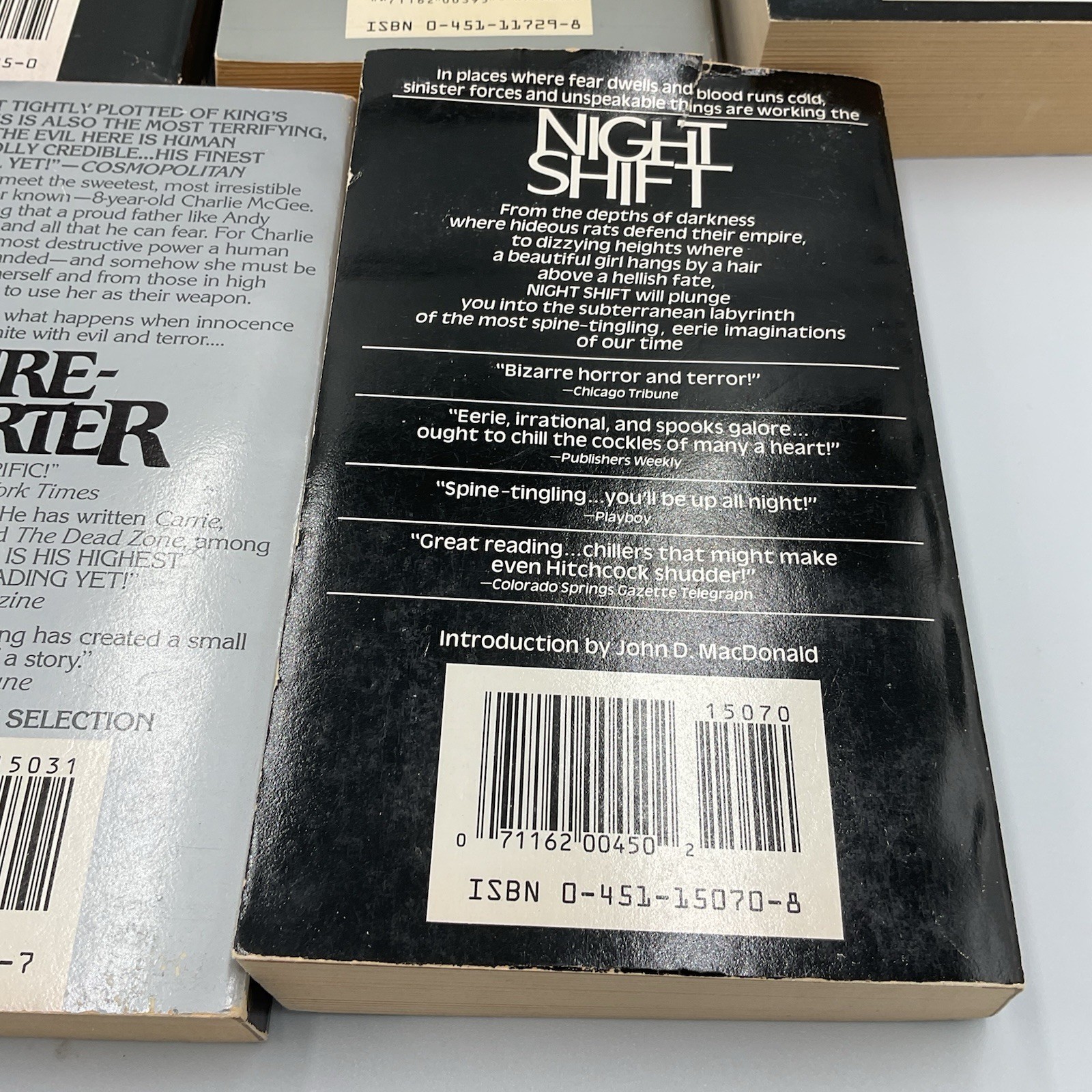 Stephen King Paperback Signet Lot Dead Zone Cujo Night Shift Dark Half Firestart
