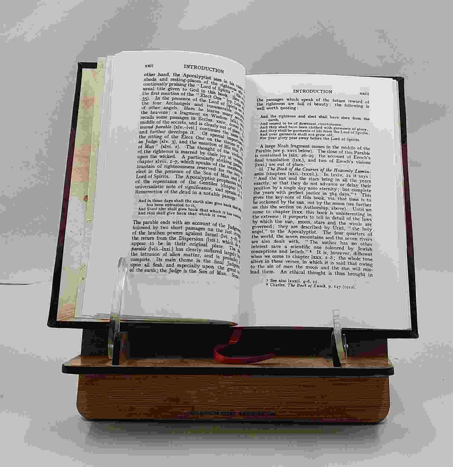 The Book of Enoch by R.H. Charles ; with an introduction by W. [Leather Crafted]