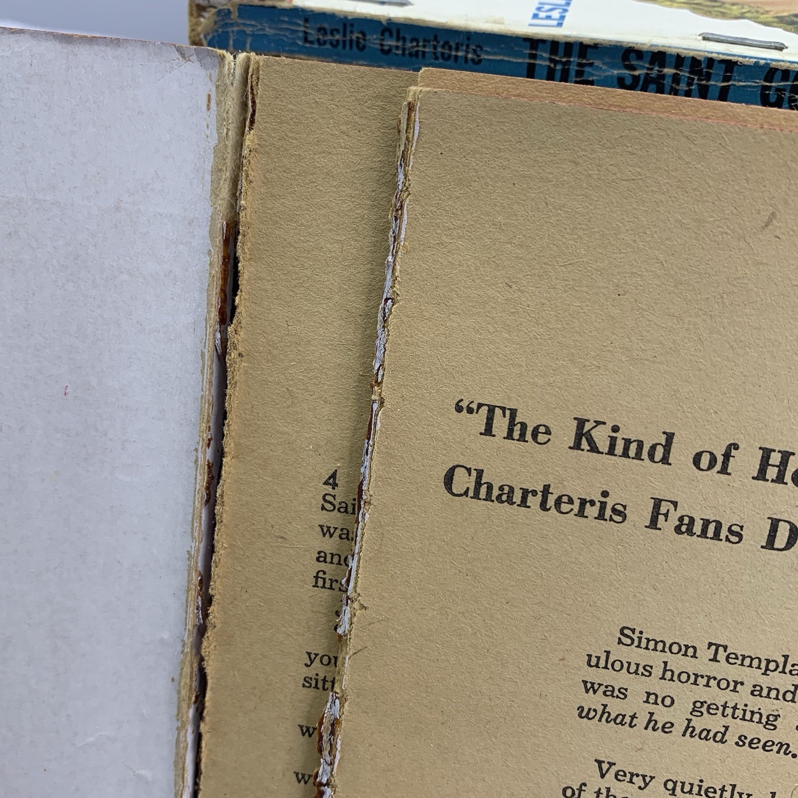 The Saint 7 book lot by Leslie Charteris Vintage 1930s 40s Paperbacks Avon