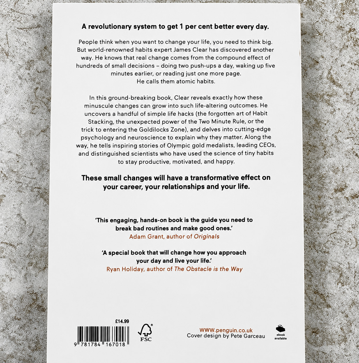 Atomic Habits BY James Clear – Proven Habit-Building Guide, Bestselling Book
