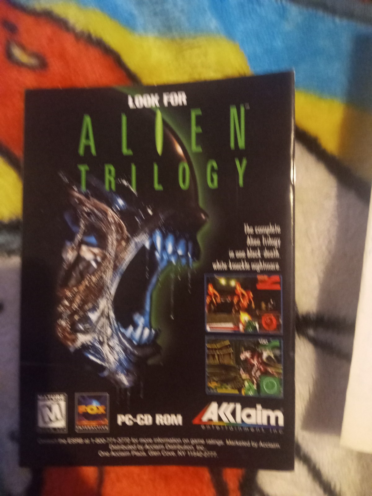 „D“ Video Game Acclaim DOS CD ROM Manual ONLY Kenji Eno PC 1995
