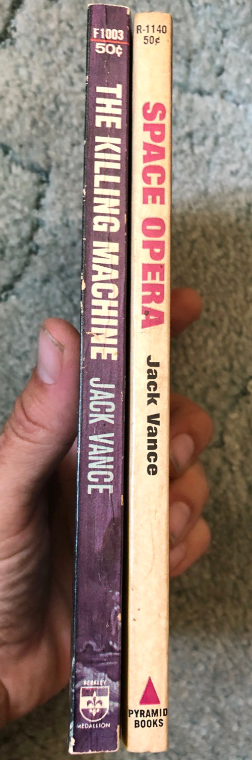 Jack Vance books, The Killing Machine & Space Opera