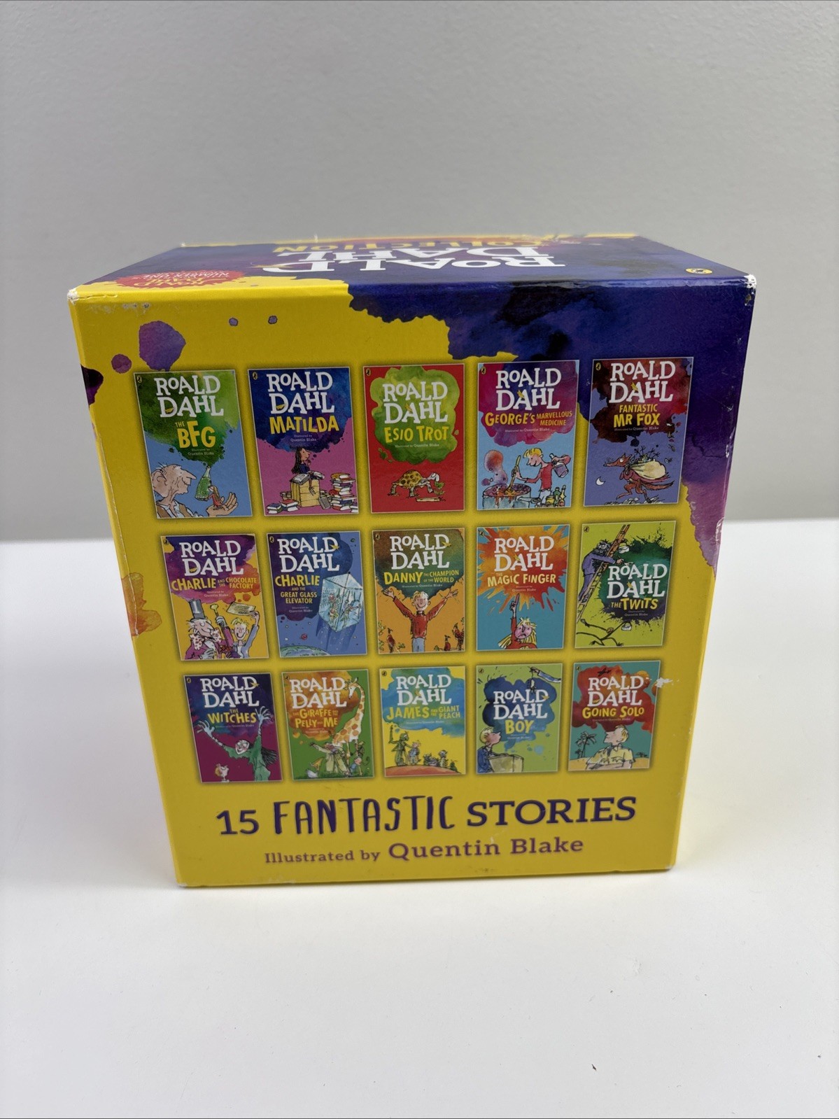Roald Dahl Collection 15 Fantastic Stories Box Set Including Boy, The BFG, M…
