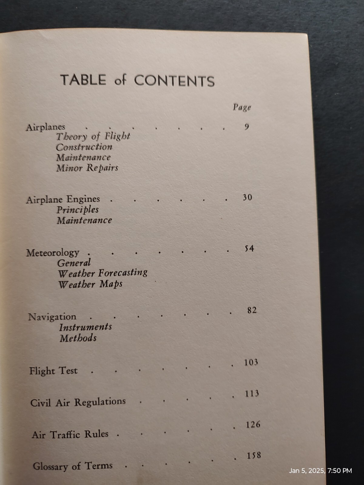 Aeronautics Simplified, Ernest G. Vetter, USNR, 172 pages, © 1940, 3rd Printing