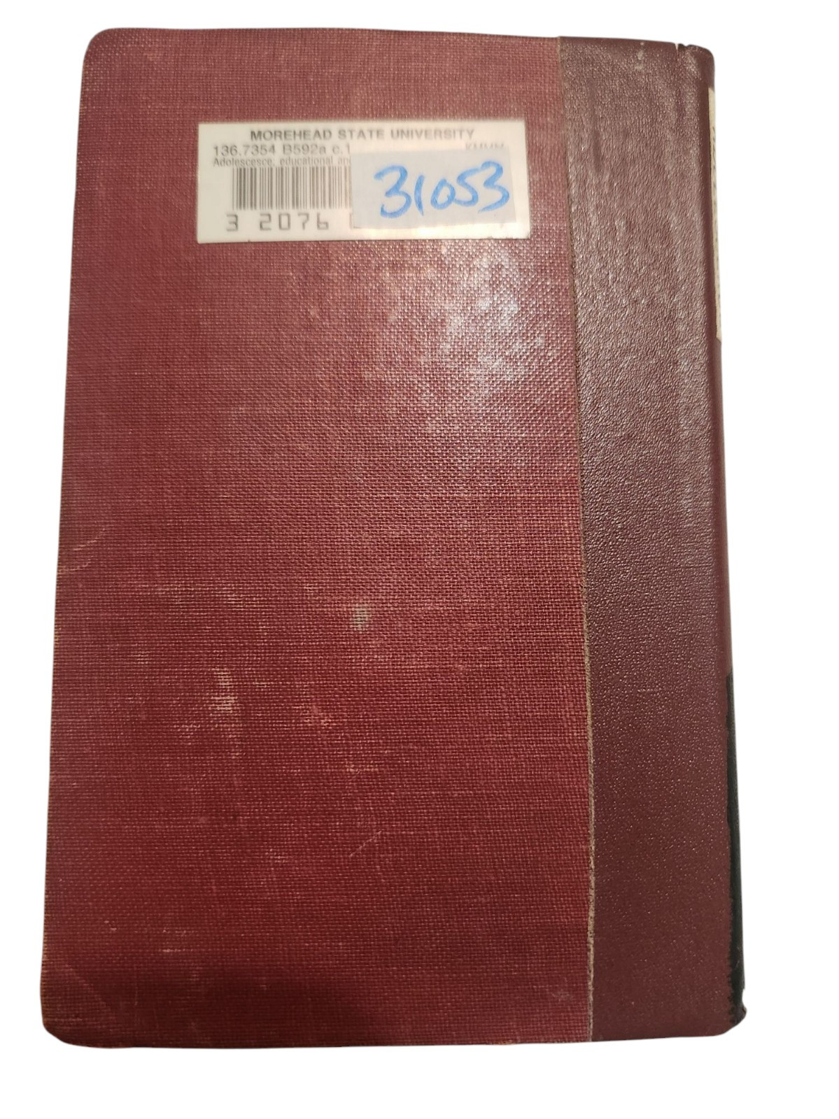 Adolescence, Educational & Hygienic Problems, 1924 Maurice A Bigelow, PhD ScD
