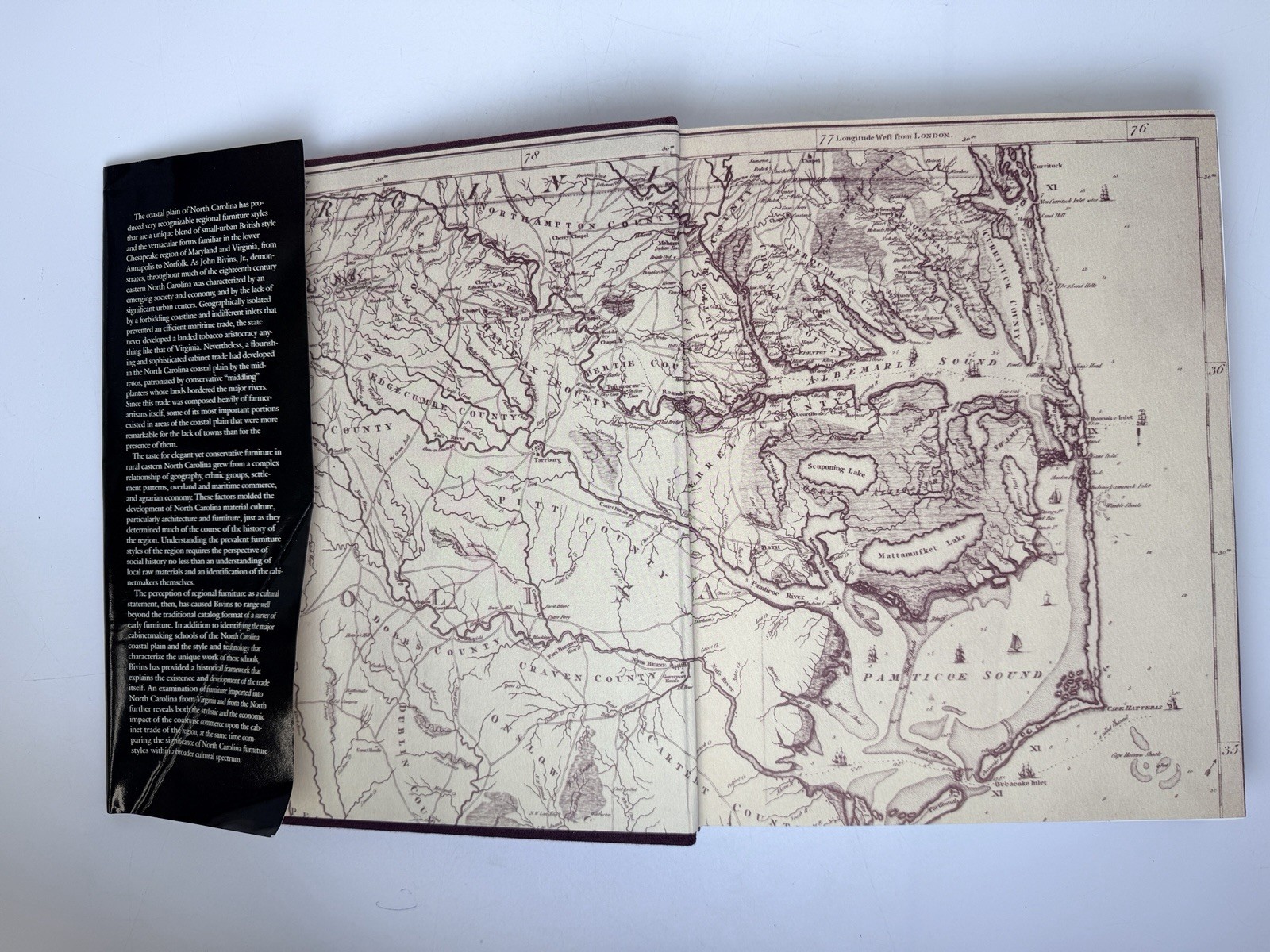 The Furniture of Coastal North Carolina 1700-1820 by John Bivins Jr.; HC with DJ