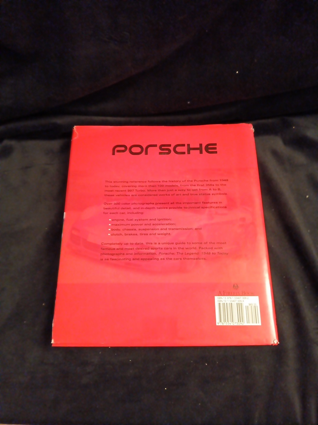 Large Porsche History Hardcover Book 911 914 356 Boxster 356 996 997 993 Carrera