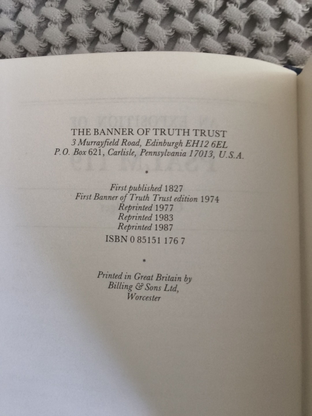 Psalm 119 by Charles Bridges