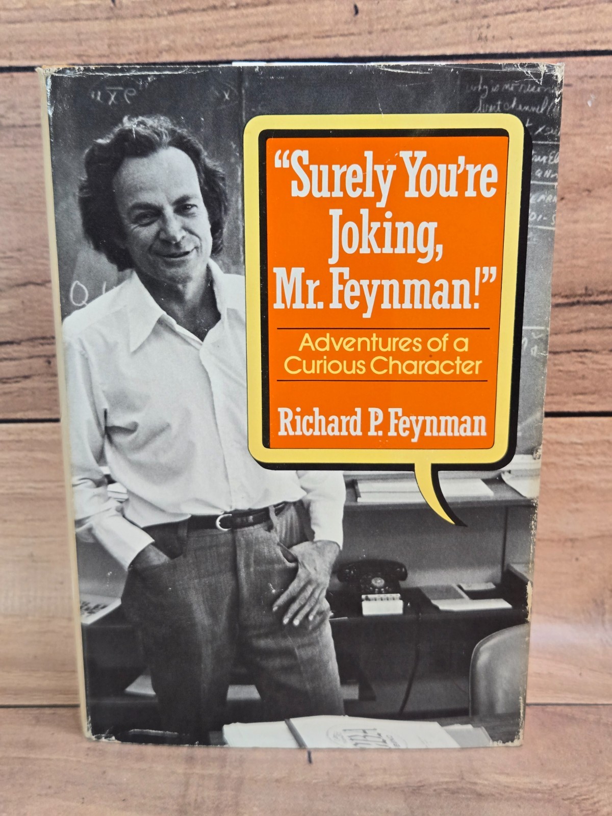 Vtg „SURELY YOU’RE JOKING, MR. FEYNMAN!“ Richard Feynman 1985 HC/DJ Norton & Co.