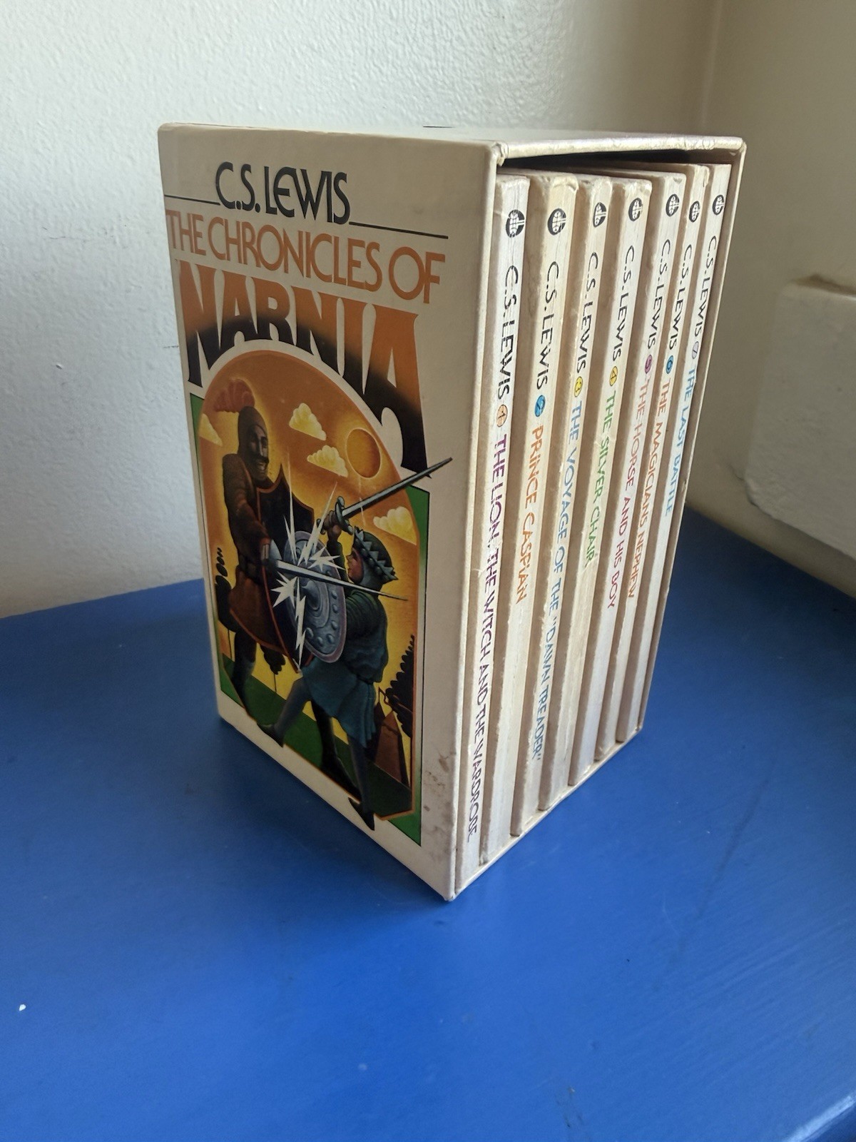 Vintage C. S. Lewis The Chronicles of Narnia Box Set Collier