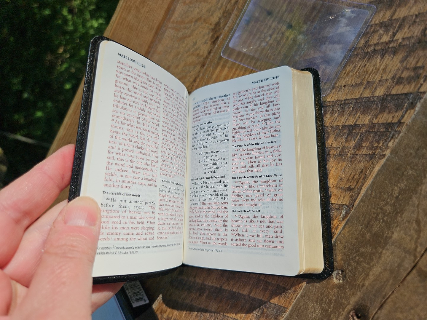RARE! LNIB! 2001 ESV Text NT with Psalms & Proverbs Genuine Leather RED LETTER