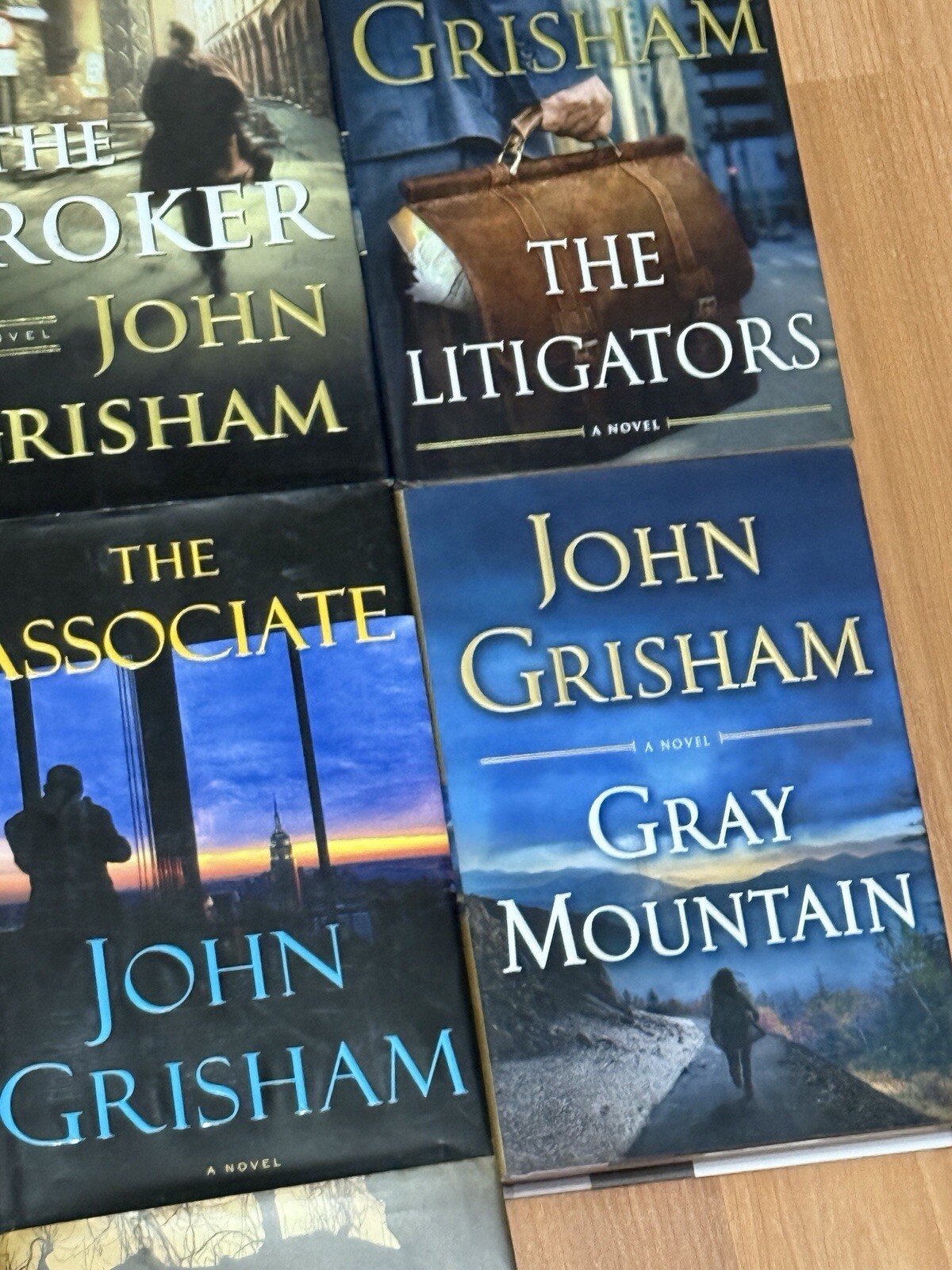 John Grisham Hardcover Lot Of 10 Books Nice Condition With Dust Jackets