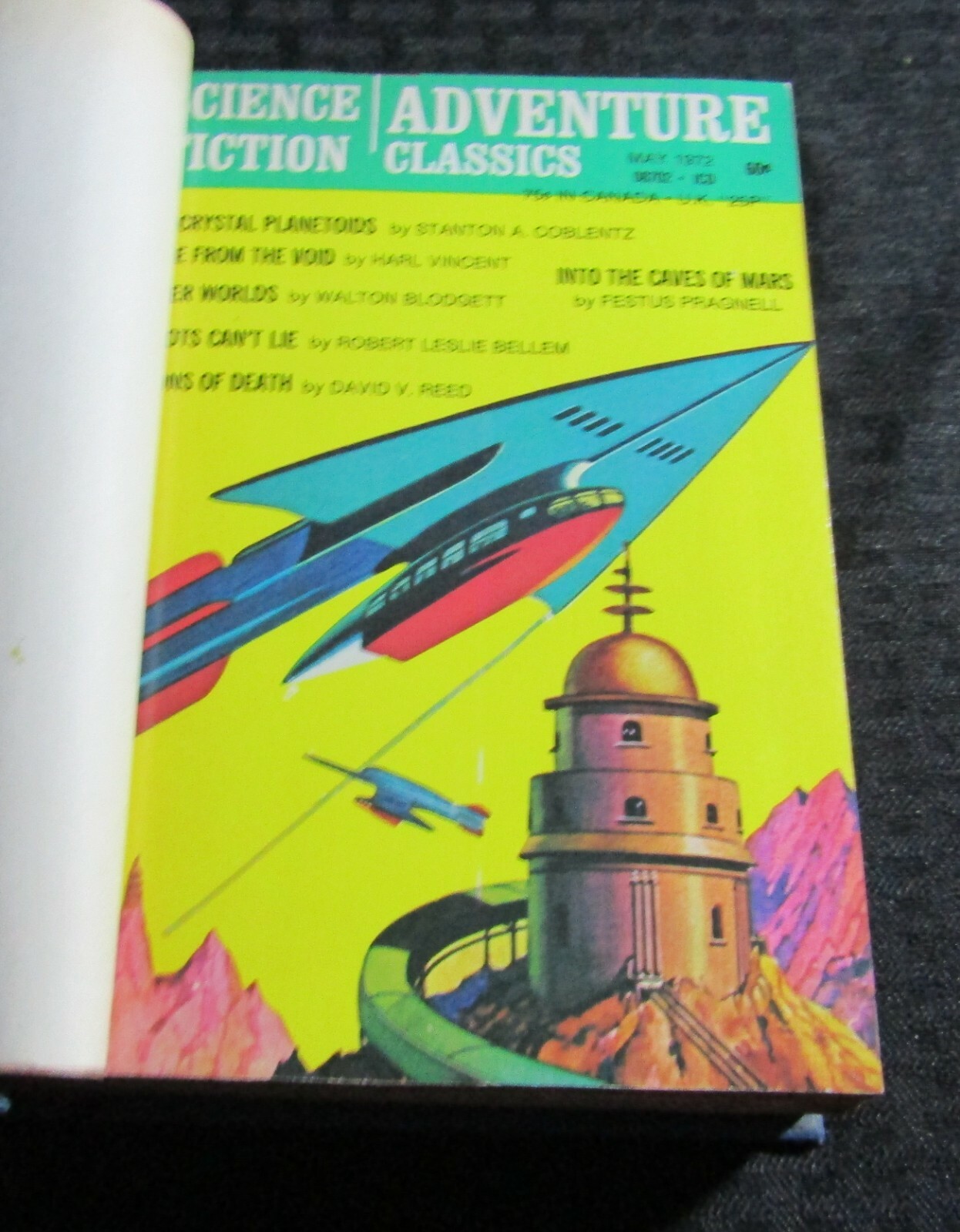 1972/73 SCIENCE FICTION ADVENTURE CLASSICS Magazine Hardbound VG+ 4.5 May & Sept