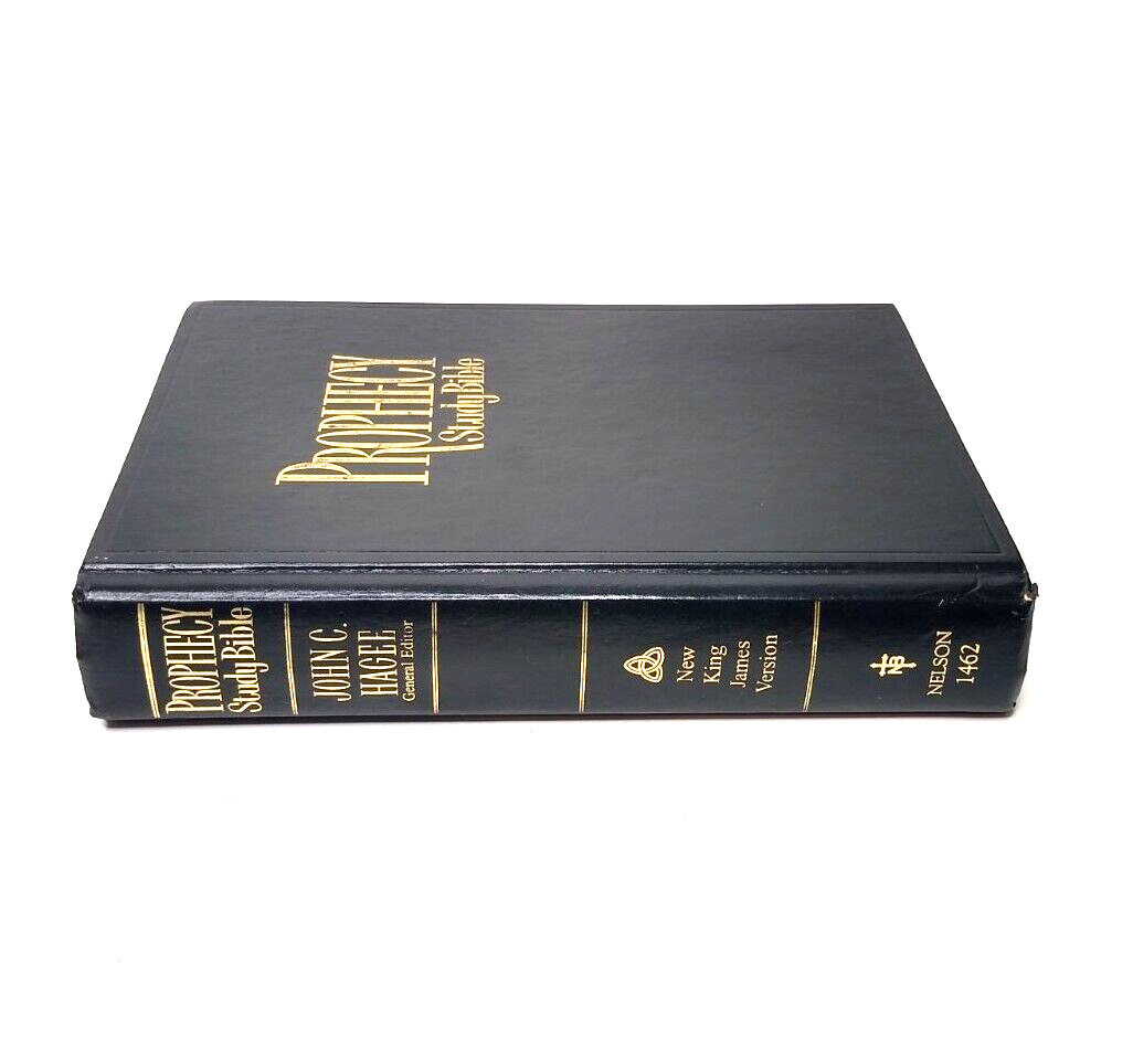 VTG Prophecy Study Bible NKJV Hardcover 1997, John Hagee, Nelson 1462,Black