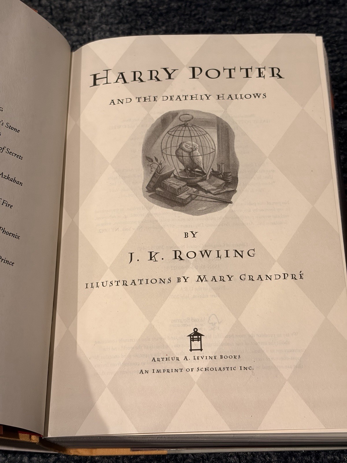 Rare 1st Edition & 1st Print With Errors: Harry Potter And The Deathly Hallows