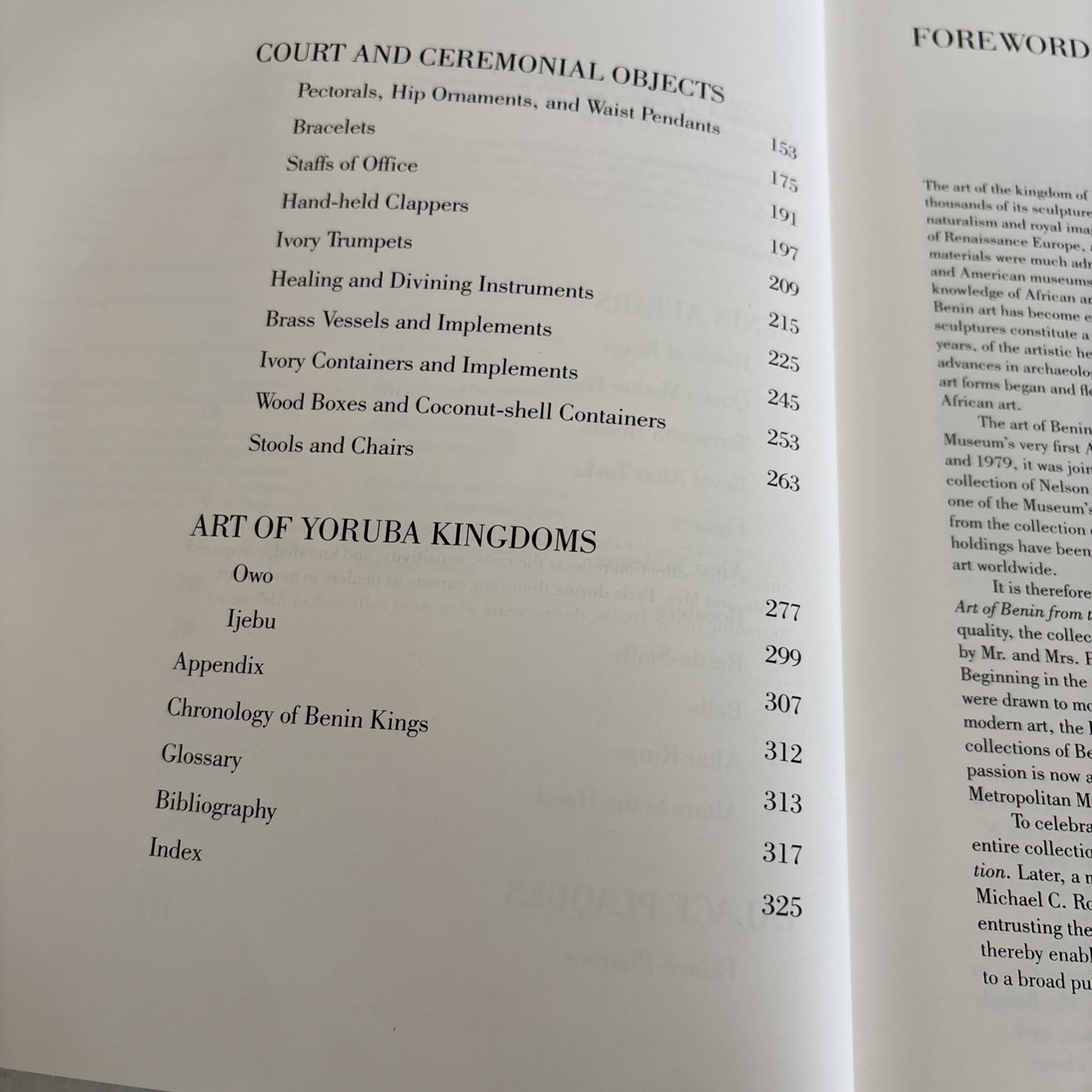 Royal Art Of Benin The Perls Collection Metropololitan Museaum of art paperback