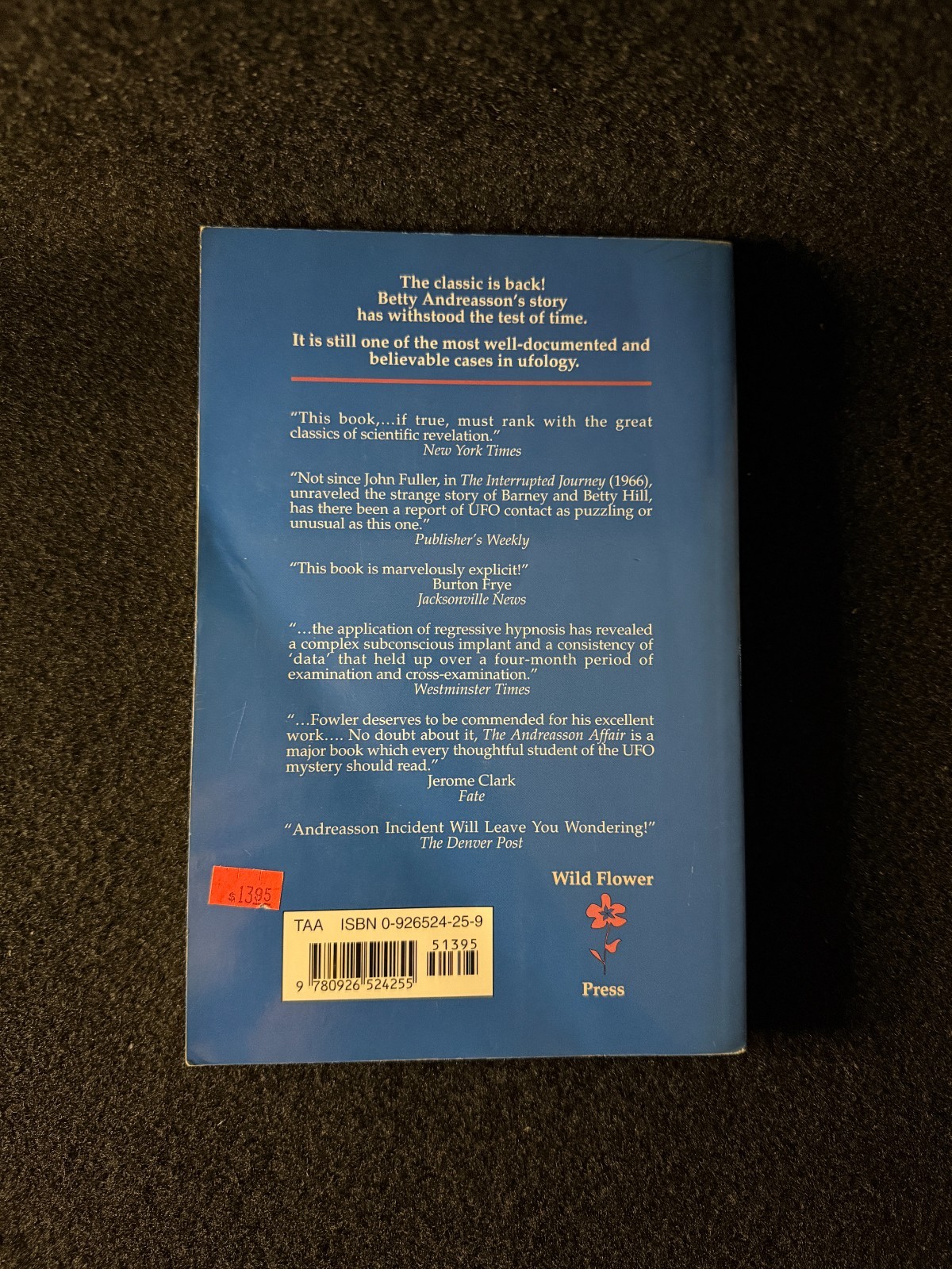 Andreasson Affair : Investigation of a Woman’s Abduction Aboard a UFO by Raymond