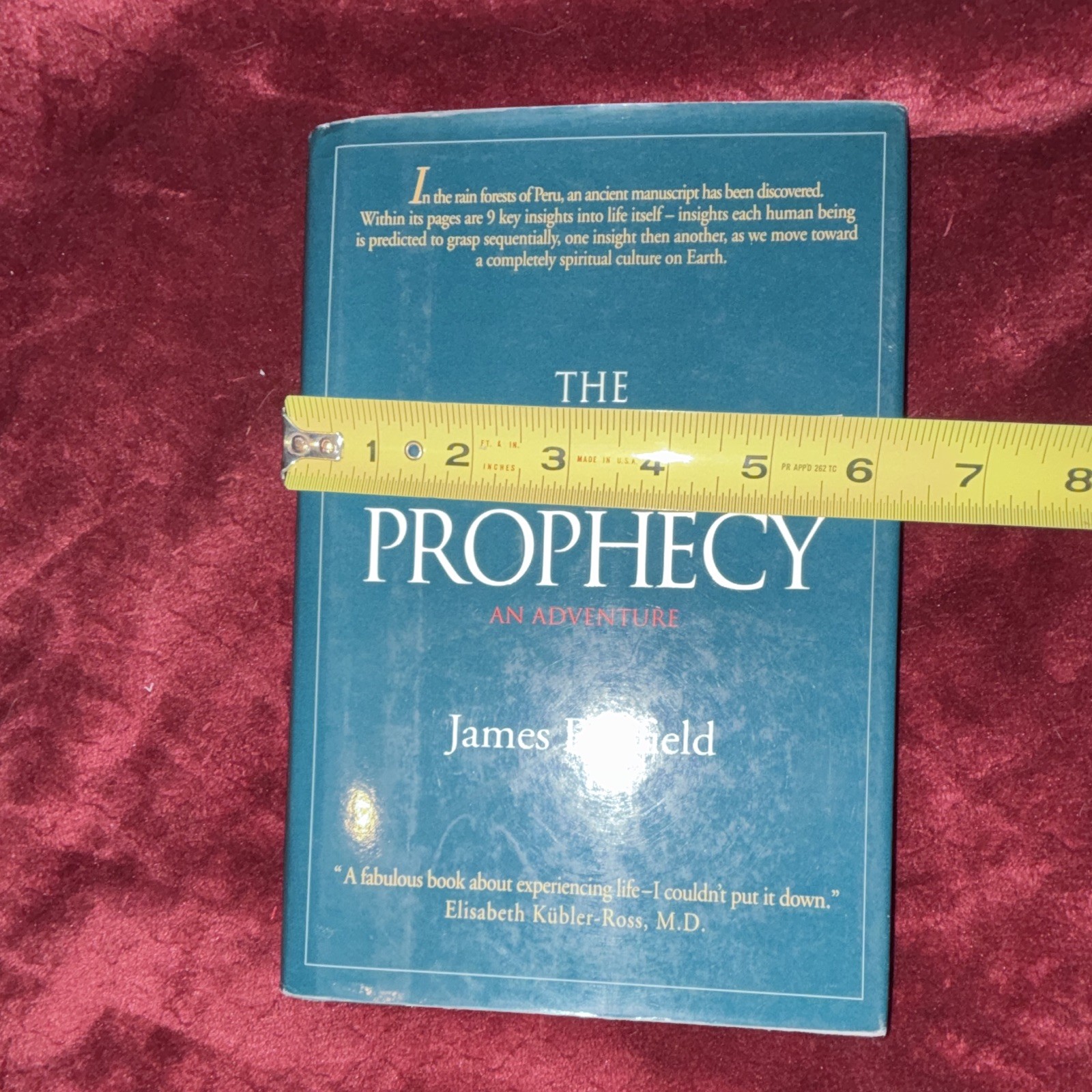 James Redfield The Celestine Prophecy: An Adventure Hardcover w/ Dust Jacket