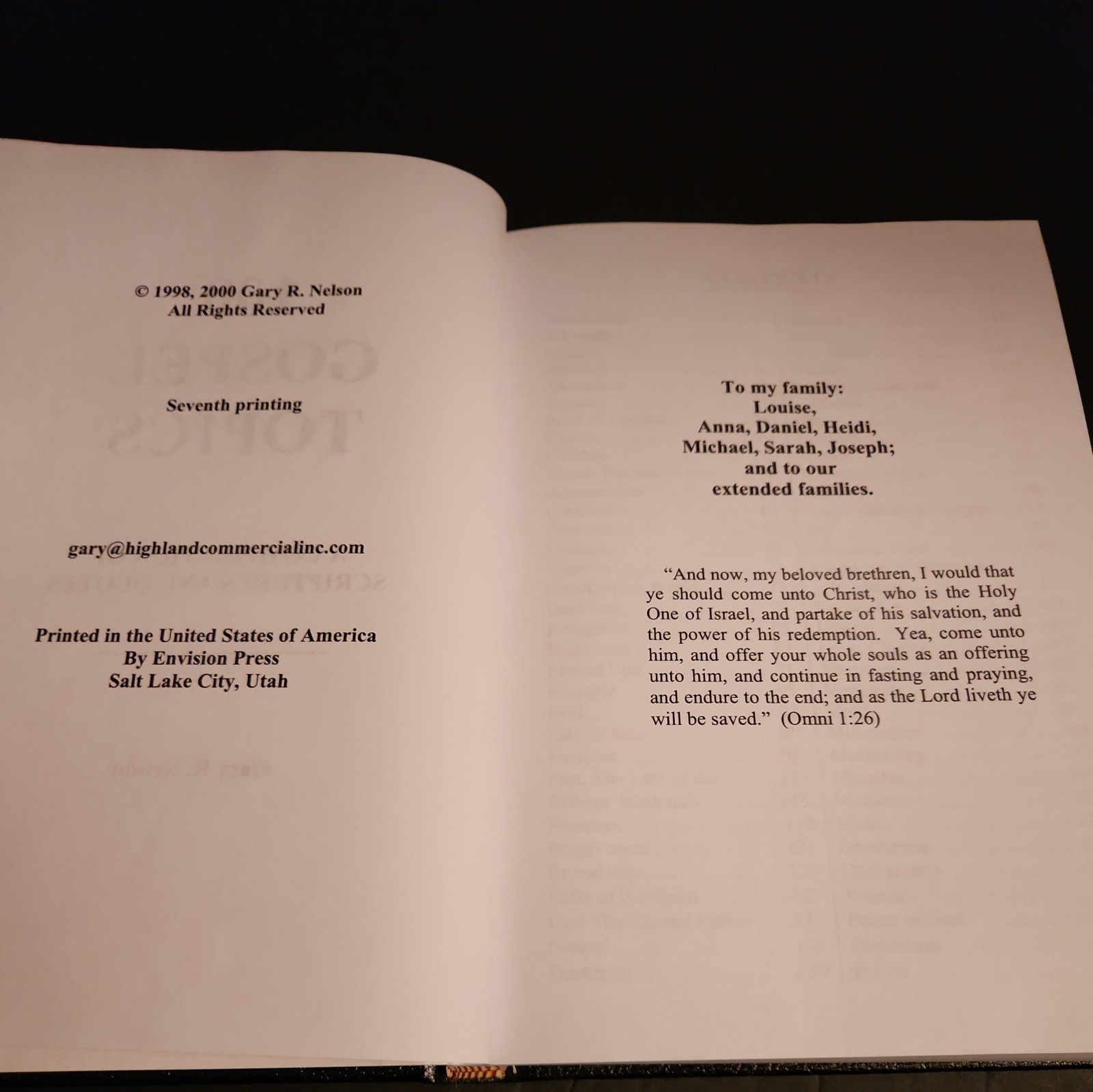 50/100 Gospel Topics, 2 Hardcover Set Of A Compilation Of Scriptures Quotes,